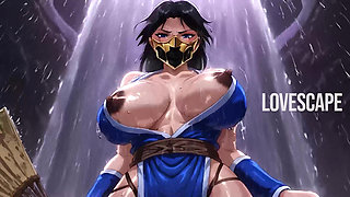 Kitana Mortal Kombat Solo: Screaming Orgasms + Intense Fuck