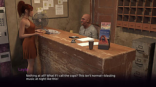 Young and Hot Waitress Dominated and Fucked by an Ugly Old Boss