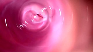 Close-Up of Mia Fosters Creamy Teen Pussy Gaping
