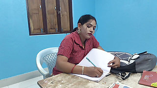 Desi Indian 18 Years Old College Girl Sex with Her Teacher in Class Room, When Teacher Is Studying, Desi Indian Girl XXX Video