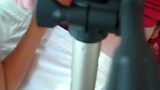 Asian Beauty Worships Hard Dick