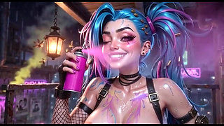 Jinx Wet Tease Compilation Big Tits and Ahegao Full