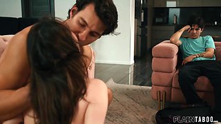 Sit down and watch me fuck your horny gf