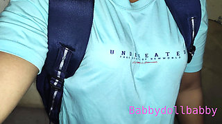 Collage Girl Caught Smoking Cigarettes, to Have Sex and Released