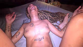 Ebony Latina Teen Gets Banged in Hot Interracial Jungle Sex Session