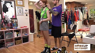 BTS - Megan Winters Shows Off Her Natural Charm Behind The Scenes!