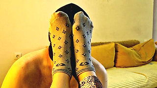 Dominatrix Nika Makes Her Slave Sniff Her Sweaty Socks After Boots Come Off