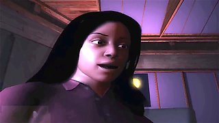 Ms Diana in a classic animated hentai adventure