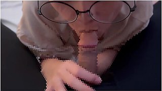 Girls With Glasses Suck Cock Like Crazy!