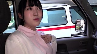 Japanese AV Model flaunting big boobs