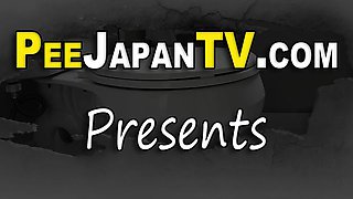 Asian pissing in plastic box