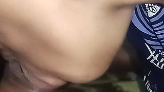 The Beautiful Housewife Sucked Her Husband's Penis and Licked His Nipples