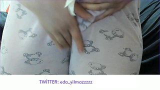 Rubbing Pussy with Pajama