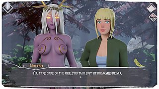 POV cowgirl cartoon sex with internal ejaculation and big tits from Gamerdark10