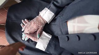 Credit For Cum On Mouth. I Came To Take The Exam To The Teacher, And He Fucked Me Hard