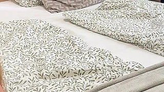 Backstage! Nina Love (aka Tina Hot) Is Back with a POV Teasing Handjob with Happy Ending with Leo Casanova