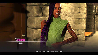 Taboo University - Big Titty Emo College Girl Gets Conforted by Busty Black Girl with Tattoos