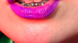 Rough femdom JOI video, dirty talk from blonde MILF in stockings