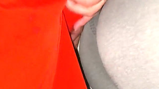 Fantasy: a Big-assed Girl Touches His Penis.