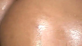 Megan Pryce an ebony slut with small natural tits and brunette hair gets fucked by a big black cock