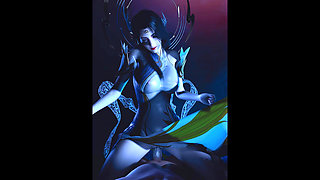 The Dream Goddess of Scarlet Temptation - 3D Animation Hentai