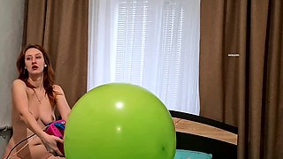Curly Blonde Teen Records Solo Dildo Masturbation More at