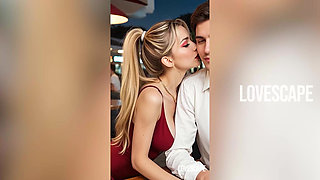 Innocent Date with Blonde Ends in Leash & Crawling Humiliation