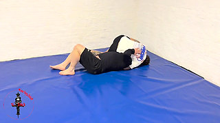 Kourtneyinked Vs Masked Rider - Submission Wrestling Showdown