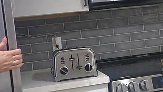Thick Fake Tit GILF in the Kitchen