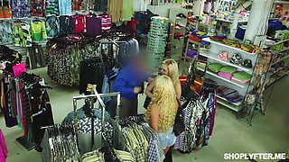 Shoplifter Leana Lovings Caught Stealing Gets Searched, Stripped & Fucked Hard on Backroom Table