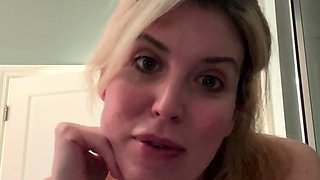 Amateur blond girl with big boobs getting fucked