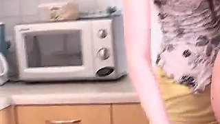 Sexy lady gives a handjob