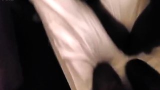 Sexy white babe enjoys those huge black cock and gets