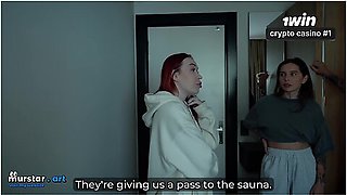 Step Mom And Step Sister Share Bed With Step Son In Wild Hotel Fuck (feat. Ghomestory)