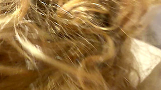 Tied Her up with Arms Above Head, Dildo in Her