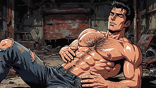 Hairy Chest Men Animation