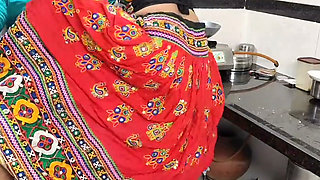 Indian desi aunty show our hot hairy pusssy in kitchen then our husband cumshot sex