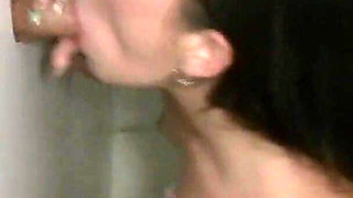 18 Cute Teen Swallows Sperm Glory Hole Cock Sucking Tiny Tit Lil Whore!