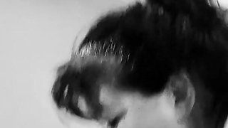 Sucking the Black off Stepdaddy's Dick
