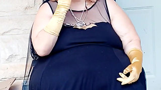 Bat Girl Is Taking a Smoke Break in Her