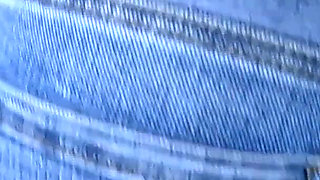 Sorry About My Boss - Shiny Jeans Cameltoe, Deep Blowjob and Wet Squirt Apology