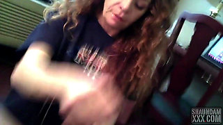 She's a melting cock machine