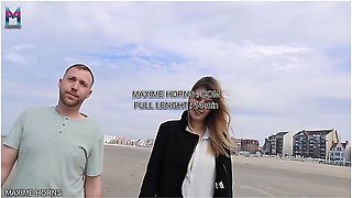 Maxime Horns - French Bisexual Vlog Beach Outdoor Exhib Blowjob Sucking And Stroking With No Shame