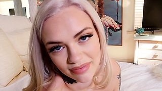 Slutty teen stepsis caught and punished