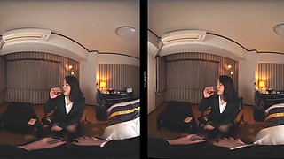 Japanese vr housewives share dark hair sensual pov thrills
