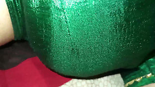 Sexy hot blonde sister-in-law's youthful petticoat