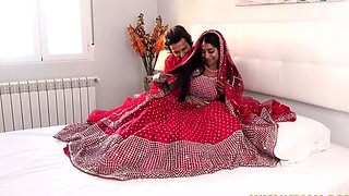 Real Indian Desi Teen Bride fucked in the Ass and Pussy on
