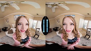 Your Petite Redhead Co-worker Sucks Your Dick & RIdes You -