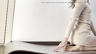 Worship ass foot slave yoga show