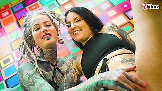 Dirty Goth & Hippie Babes Crave Anal Pounding and Thick Facial Cumshots